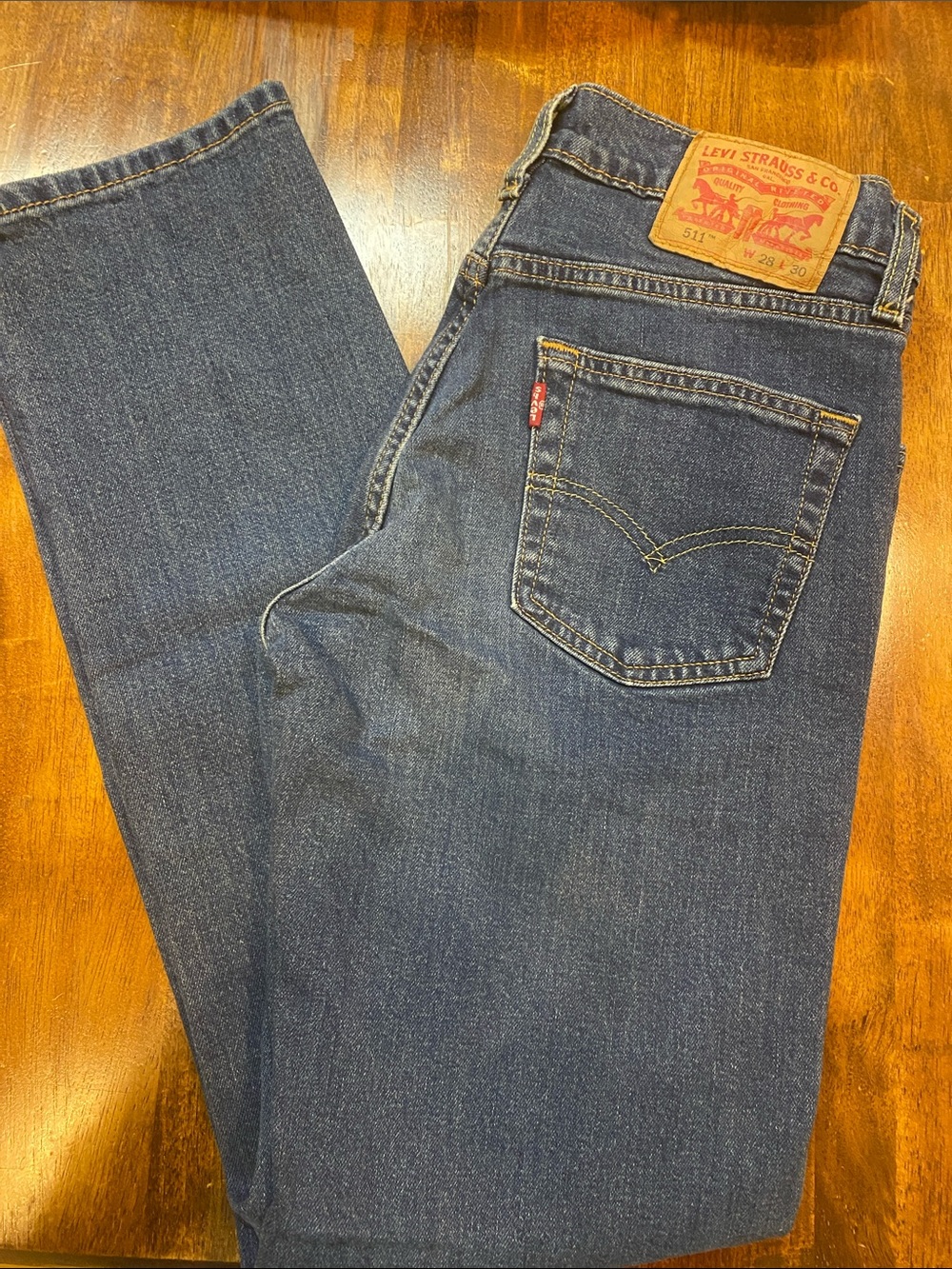 Levi's Jeans 511 Straight Leg in Dark Blue